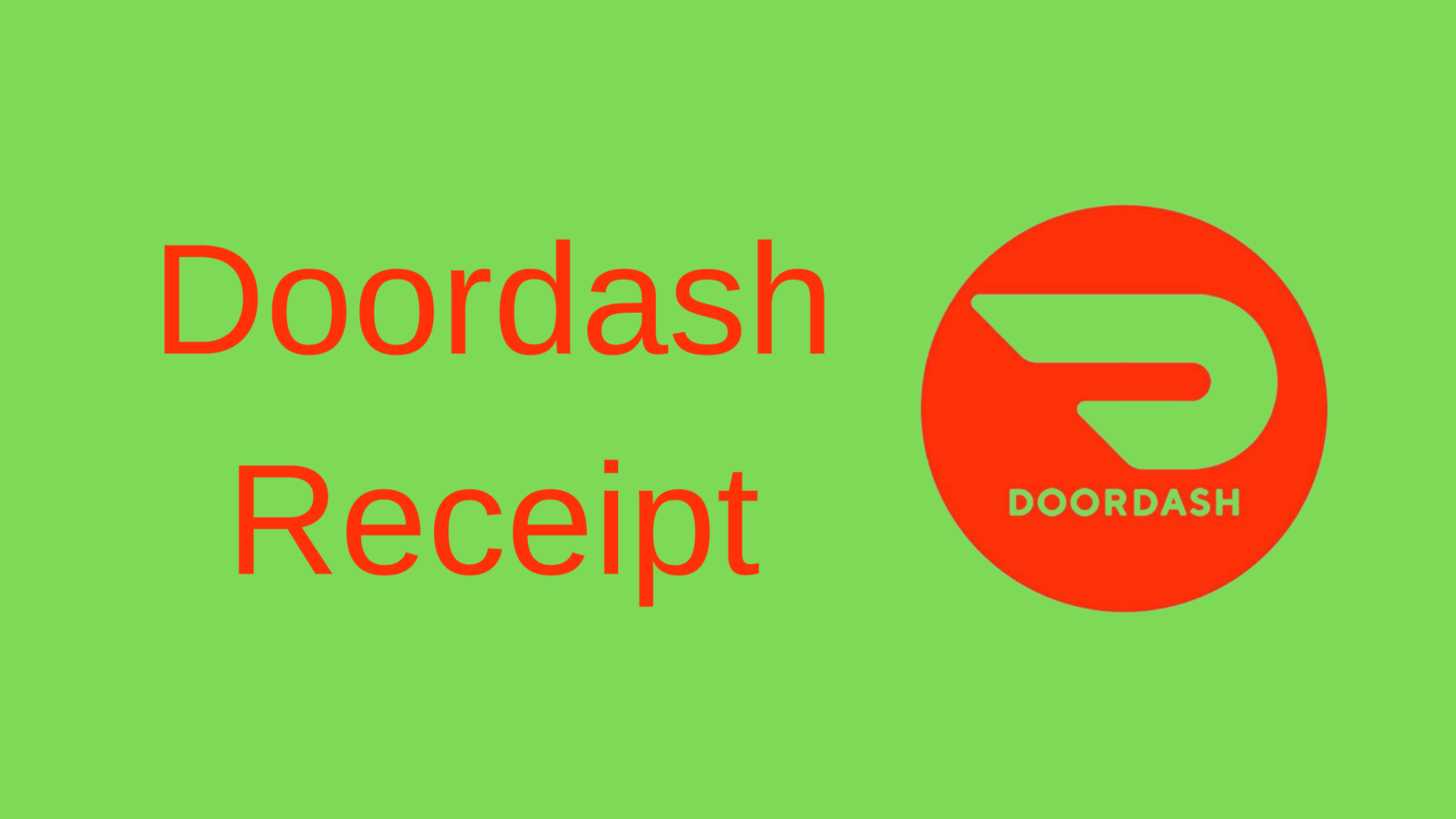 How to Get Doordash Receipt In 2023? SolutionBlades